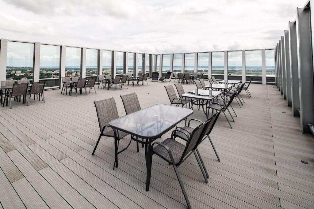 Apartament Blue City - Hanza Tower Estetino Exterior foto