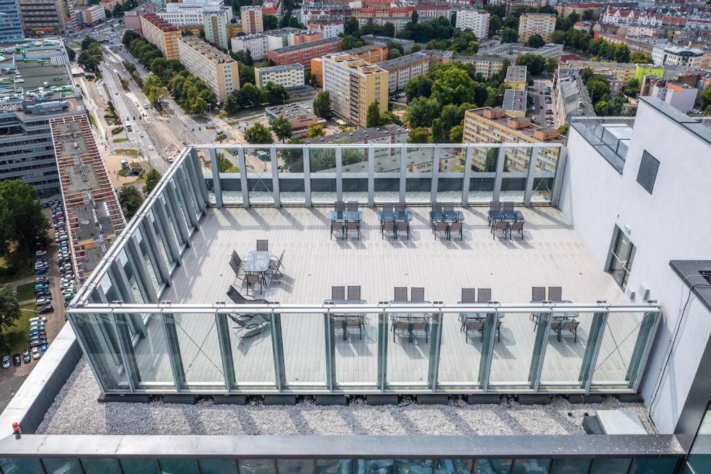 Apartament Blue City - Hanza Tower Estetino Exterior foto